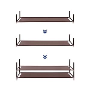 Scarpiera a 10 livelli in tessuto non tessuto con maniglia, montaggio semplice, design elegante RT - Product Image 5