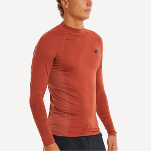 Rashguard à manches longues pour homme, couleur personnalisée, séchage rapide, sans couture, antibactérien, Spandex/Polyester, haute qualité - Product Image 5
