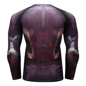 Sublimation Rash Guard Breathable Soft Fabric UV Resistant Comfortable Fit Beach And <b>Surf</b> Use - Product Image 6