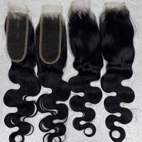 2*6 HD Lace Frontal, Precio de Fábrica al por Mayor, Cierre de Cabello 100% Humano, Ondulado Natural