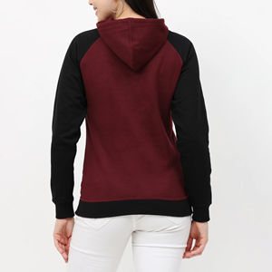 Sudadera con Capucha de Punto Casual para Mujer, Forrada, Corta, 100% Algodón, Transpirable, Antiarrugas, Colores Personalizables, Nueva - Product Image 2