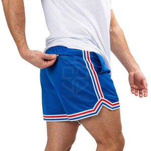 Shorts de malla para hombre hechos en Pakistán para uso en exteriores, con impresión de logotipo personalizado, talla grande, transpirables. - Product Image 2
