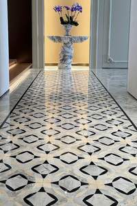 Suelo de Mármol con Incrustaciones Hecho a Mano, Impermeable y Antideslizante, Diseño Mediterráneo para Uso Hospitalario - Product Image 2