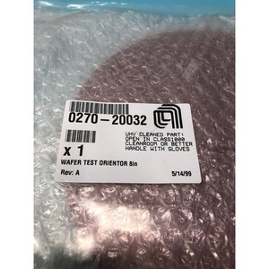 AMAT 0270-20032 WAFER, ORIENTADOR DE PRUEBA DE ONYCHES DE 8", 148259 - Equipo y piezas de semiconductores de confianza de la marca global Legacy - Product Image 2