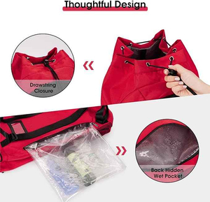 Sac à dos de sport en nylon 30-40L personnalisable, nouveaux designs, pour football, basketball, volleyball, avec compartiment séparé pour chaussures et ballon - Product Image 2