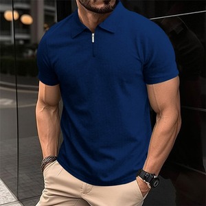 Vente flash - Polo pour homme personnalisé avec logo, de haute qualité, pas cher, coupe ajustée, respirant, manches courtes - Product Image 1