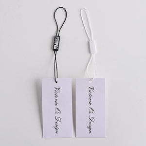 OEM 2026 Luxury Custom Logo Clothing Hang <b>Tag</b> Garment <b>Clothes</b> T Shirt Shoe Paper Labels Hang <b>Tags</b> for Apparel - Product Image 4