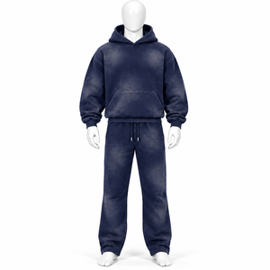Conjunto Deportivo con Capucha Personalizado de AMSEC INDUSTRY, Color Sólido, Casual, Largo, 100% Algodón, Transpirable, en Venta - Product Image 4