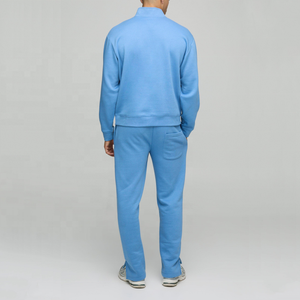 Custom <b>Printed</b> Logo Half Zip Tracksuit Set Fleece Jogging Suit Sportswear Zip Hoodie Sweatshirt Pants OEM Wholesale - Product Image 2