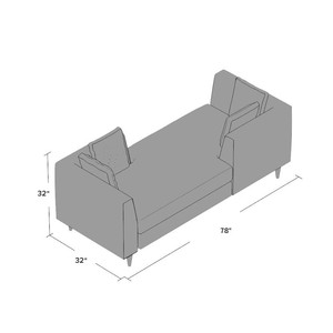 Meilleure vente de chaise longue confortable et moderne en tissu de taille personnalisable couleur pour l'application dans le hall de l'hôtel ou le salon - Product Image 4