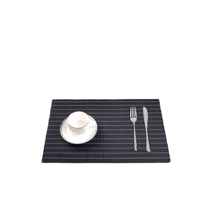 Custom Eco-Friendly <b>Woven</b> PVC <b>Placemat</b> Easy Clean Classic Style Thanksgiving Table Pad 30x45cm for Home Hotels - Product Image 1