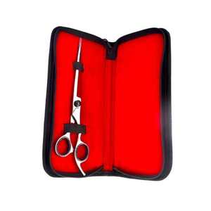 Ciseaux de barbier professionnels en acier inoxydable SHAHZIK INTERNATIONAL avec étui noir, lame affûtée, outil de coupe de cheveux de type beauté - Product Image 3