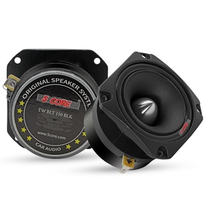 Nuevo Par de Super Tweeters de Plástico de 3.5 Pulgadas para Auto, 600W Pico, 12V, Altavoces de Repuesto Tipo Bala - Product Image 1