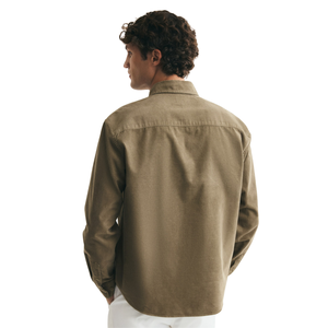 Camisa de pana personalizada para hombre, corte regular, manga larga, con botones al frente, suave, cálida, informal, para uso diario, ropa al por mayor - Product Image 3