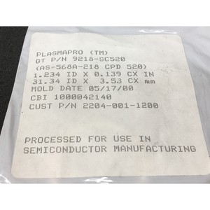 CHEMRAZ 9218-SC520 O-RING AS-568A-218 CPD 520 - Equipo y Piezas de Semiconductores de Confianza de Marca Global - Product Image 1
