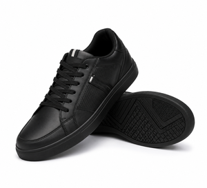 Zapatillas Deportivas Casuales de Piel Genuina para Hombre, con Cordones, Suela de Goma Acolchada y Antideslizante, para Primavera, Otoño e Invierno - Product Image 3