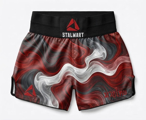 STALWART IMPEX Services OEM Shorts de Muay Thai de qualité supérieure Vêtements d'arts martiaux respirants Vêtements de sport de qualité supérieure Muay Thai - Product Image 5