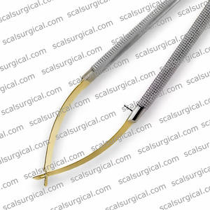 Juego de microcirugía Castroviejo de 3 piezas: Portaagujas recto, pinzas y tijeras para oftalmología y cirugía plástica - Product Image 4