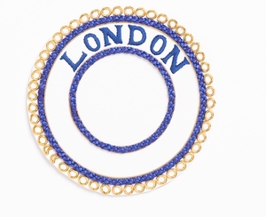 Masonic Apron Badges hand embroidered gold and silver bullion - Product Image 5