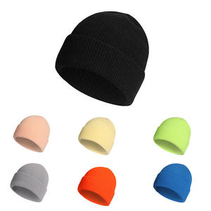Unisex Rib Knit Beanie Hat Warm Soft <b>Winter</b> <b>Cap</b> Stretch Fit Casual Streetwear Daily Headwear - Product Image 3
