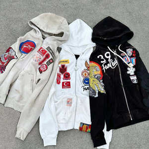 Sudadera con Capucha Personalizada Estilo Vintage en Gris Lavado, 100% Algodón, para Hombre, Talla Grande, para Invierno, con Bordado - Product Image 2