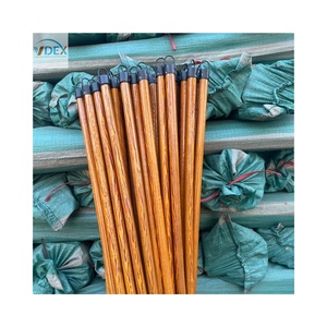 Manche de balai en bois d'eucalyptus naturel fabriqué au Vietnam Mopstick de nettoyage domestique avec accessoire de pelle à poussière - Product Image 1
