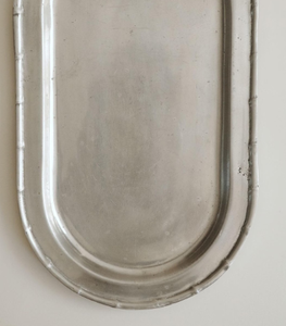 Wholesale Aluminium Oval <b>Metal</b> Tray With <b>Border</b> Antique Farmhouse Decor <b>Metal</b> Platter For Home Hotel & Restaurant Serving Dish - Product Image 6