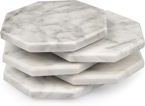 Juego de posavasos gruesos y duraderos con soporte, protección para mesas, para tazas, vasos y artículos de bar - Product Image 2