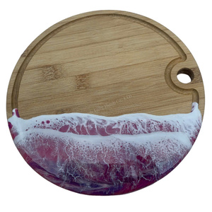 Elegantes Posavasos de Resina Epoxi, Juego de Posavasos de Madera, Posavasos Personalizados para Bebidas, Estilo Resina Azul de Lujo, Gran Venta 2026 - Product Image 6