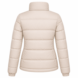 High Quality Solid Color Women Puffer Jacket <b>Thick</b> Padding Windproof Cold Resistant Stand Collar Plain Female <b>Winter</b> Bubble <b>Coat</b> - Product Image 2