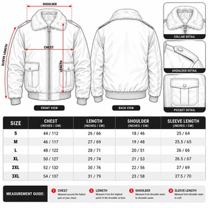 Chaqueta de uniforme de seguridad de invierno para guardias profesionales con cuello de piel cálido, ropa de trabajo resistente, proveedor OEM para fábrica - Product Image 6
