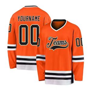 เสื้อฮอกกี้น้ำแข็งโพลีเอสเตอร์แบบขายส่ง สกรีนโลโก้ทีมได้ตามสั่ง รุ่น 2026 สำหรับผู้ใหญ่/เด็ก/ยูนิเซ็กซ์ - Product Image 2