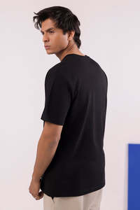 Camiseta de Manga Corta para Hombre, Corte Holgado, Estilo Urbano, Lisa, Impresión Personalizada, Fabricante OEM - Product Image 4