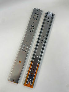 Aodeli Modern Stainless Steel Ball Drawer Slides Full Extension Smooth Heavy <b>Load</b> for Cabinets Kitchen Dining Bedroom Bathroom - Product Image 6