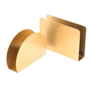 Porte-serviettes en métal argenté, doré, noir ou en bois pour table de restaurant - Product Image 4