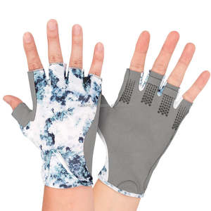 Half Finger <b>Fishing</b> <b>Gloves</b> Non Slip Grip OEM & ODM UV Protection <b>Fishing</b> <b>Gloves</b> for Unisex 3 Finger Wholesale Factory - Product Image 4