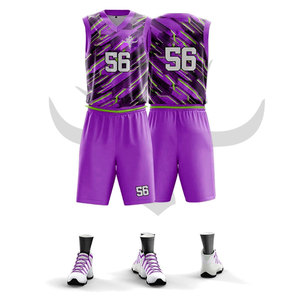 Uniformes de Baloncesto Personalizados con Diseño Nuevo, Paquetes de Uniformes de Baloncesto de Buena Calidad - Product Image 4