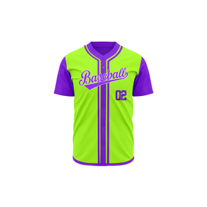 Camiseta de Béisbol Transpirable de Alta Calidad con Logotipo Personalizado del Nombre del Equipo, Jersey de Béisbol Personalizado para Hombre y Mujer - Product Image 1