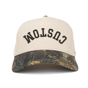 Gorra de Béisbol Personalizada con Bordado 2D/3D Invertido, Logotipo, Patrones de Árboles, Visera Impresa, Estilo Vintage de 2 Tonos - Product Image 2