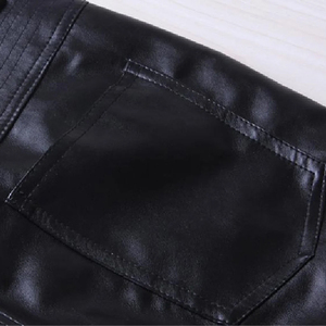 Pantalons en cuir pour hommes en stock, prix raisonnables, service OEM, faible MOQ, qualité supérieure, pantalons en cuir pour adultes - Product Image 6