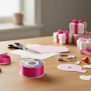 Nastro in Raso Iln 5.0m 25Y Fucsia D-15 - Product Image 2