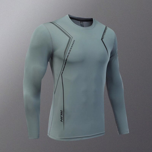 Meilleur Prix 2026 Nouvel Ensemble Rashguard Respirant pour Homme Manches Longues Compression Entraînement Deux Pièces Leggings de Sport T-shirts Jogging - Product Image 5