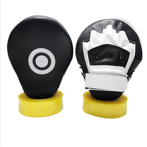 ถุงมือฝึกซ้อมผ้าไมโครไฟเบอร์สีดำ แบบพับนิ้วมือได้ ปิดด้วยเชือกผูก กันน้ำ น้ำหนักเบา สำหรับศิลปะการต่อสู้สำหรับผู้ใหญ่ - Product Image 1