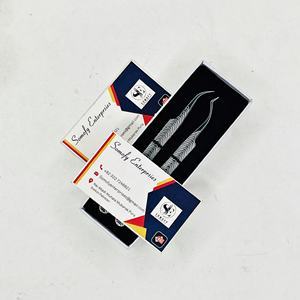 Pinzas Profesionales para Extensión de Pestañas Somofy Enterprises, 10 mm, Acero Inoxidable Japonés, Punta Plateada Lisa, Punta de Fibra, Agarre de Precisión - Product Image 5