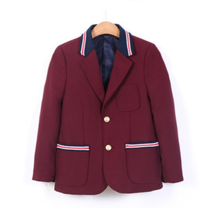 Blazer scolaire classique avec logo personnalisé, couleur classique, veste formelle confortable pour garçons et filles, pour les écoles primaires - Product Image 6