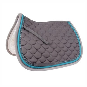 Almohadillas de algodón para silla de montar de caballo, de alta calidad, ajustables, tallas grandes, antideslizantes, profesionales ecuestres, tela personalizada inglesa - Product Image 4