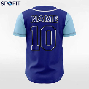 Camiseta Deportiva Personalizada de Poliéster para Béisbol, Manga Corta, Uniforme de Equipo, Impresa, Transpirable, para Adultos - Product Image 3