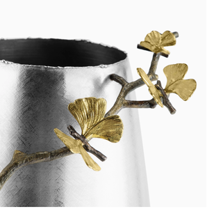 Florero Moderno de Lujo en Latón Dorado, Jarrón Decorativo Alto de Metal para Decoración del Hogar, Centro de Mesa para Bodas, Florero de Piso Premium para Hoteles - Product Image 1