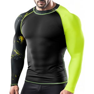 Premium Full Sleeve Rash Guard Quick Dry <b>Athletic</b> Training Shirt High Quality Supplier - Product Image 3