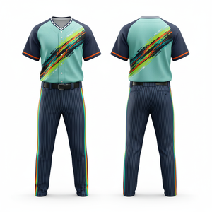 Maillot de baseball PURE, ensemble personnalisé de t-shirt et short de baseball, impression par sublimation, design camouflage, kits d'uniformes de baseball, vêtements de sport - Product Image 6